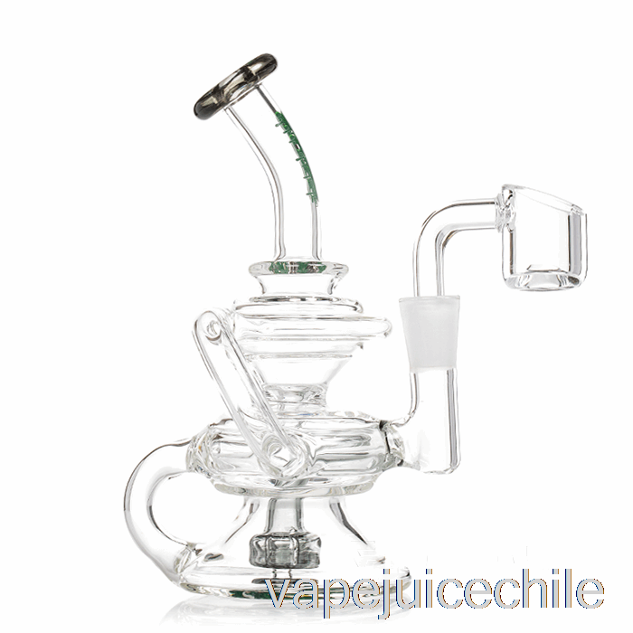 Vape Mientras Rezuma Rip Tide Mini Recycler Dab Rig Ultra Marine (claro / Azul Claro)